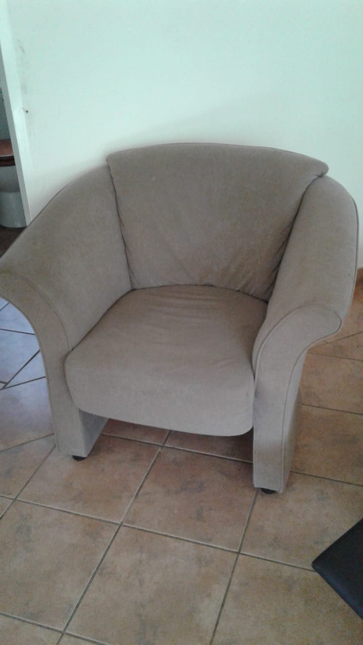 single fabric chair