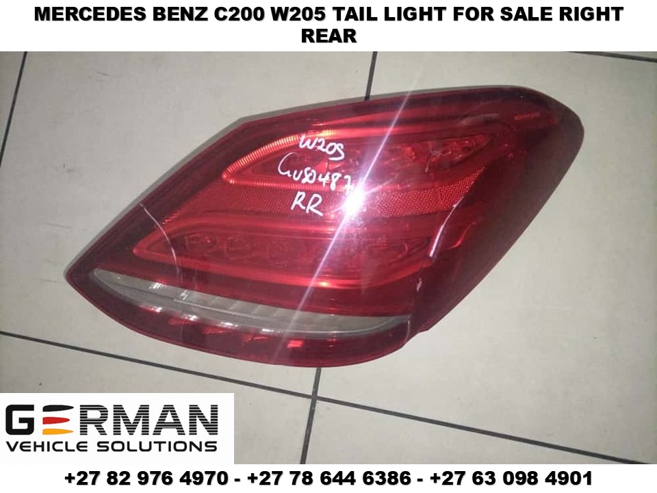 Mercedes Benz c180 c200 tail light for sale (right rear – w205 variant) - Private Seller Mercedes Benz c180 c200 tail light for sale (right rear – w205 variant) - Private Seller