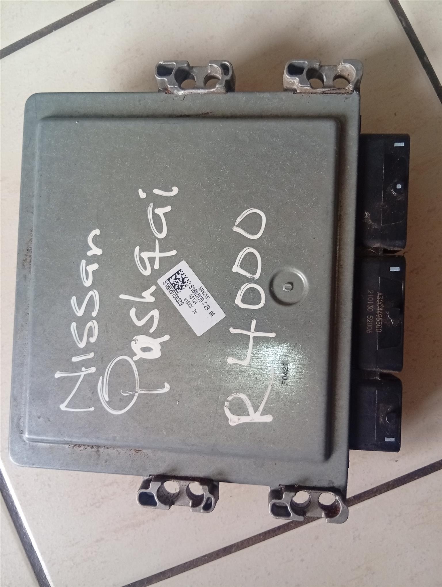 ECUfile Nissan Qashqai ECU computer box  237104ED9B S180206105A EMS3155 - Private Seller