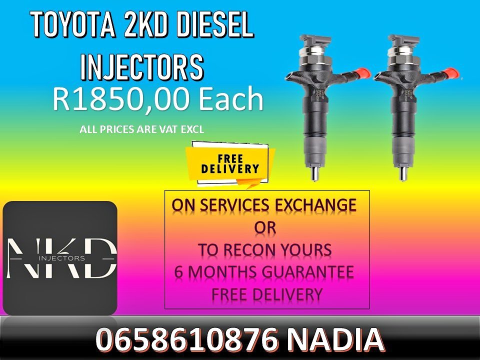 TOYOTA 2KD COMMON RAIL DIESEL INJECTORS FOR SALE - Private Seller TOYOTA 2KD COMMON RAIL DIESEL INJECTORS FOR SALE - Private Seller