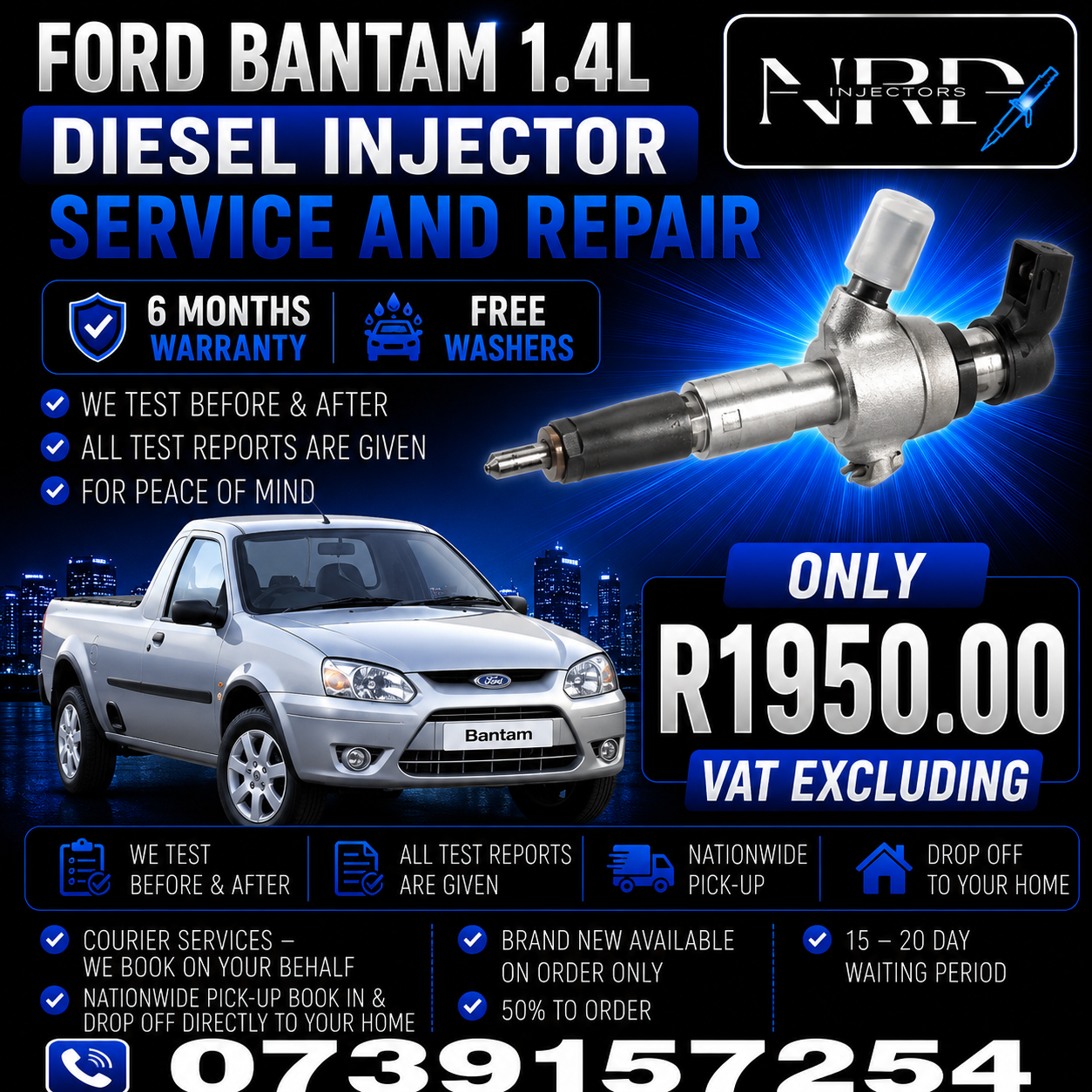 Ford_Bantam_1.4L_Injectors_On_Recondition - Private Seller Ford_Bantam_1.4L_Injectors_On_Recondition - Private Seller