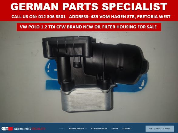 VW POLO 1.2 TDI CFW BRAND NEW OIL FILTER HOUSING FOR SALE - Private Seller