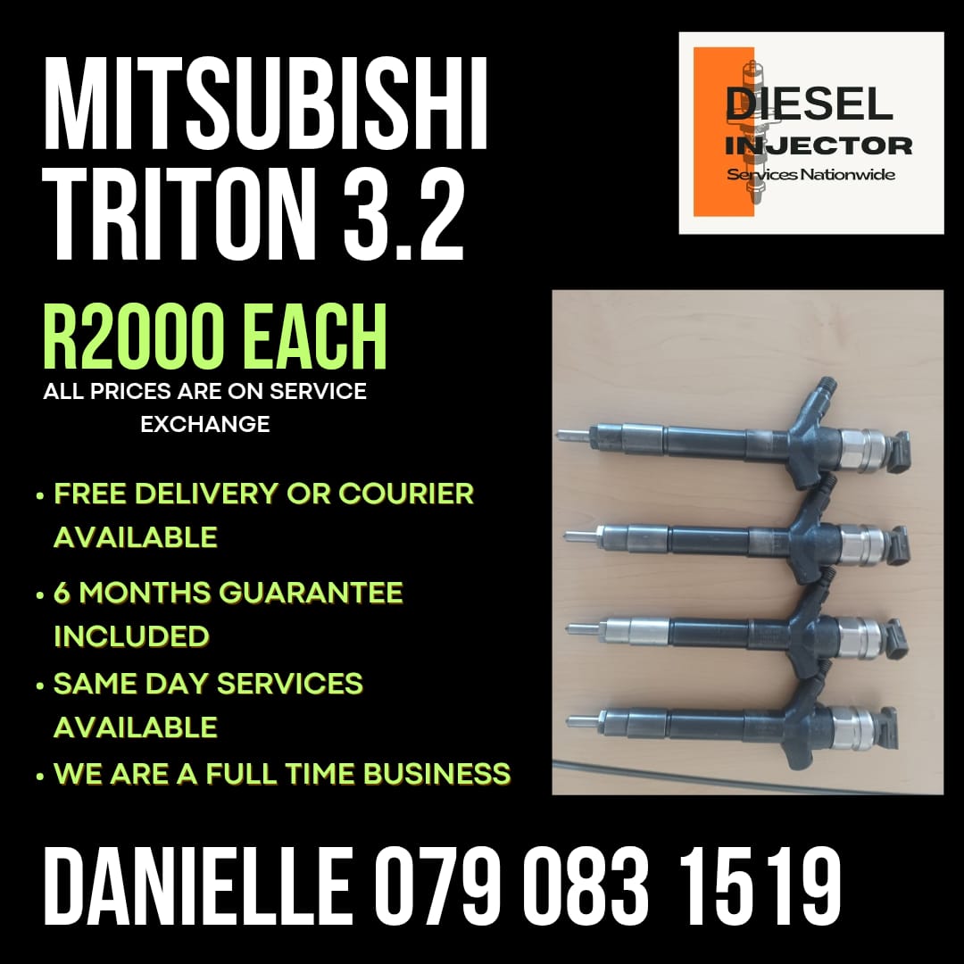 MITSHUBISHI TRITON 3.2 INJECTORS FOR SALE WITH WARRANTY INCLUDED - Private Seller MITSHUBISHI TRITON 3.2 INJECTORS FOR SALE WITH WARRANTY INCLUDED - Private Seller