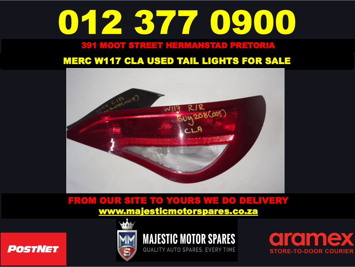 Mercedes Benz CLA W117 used tail lights for sale