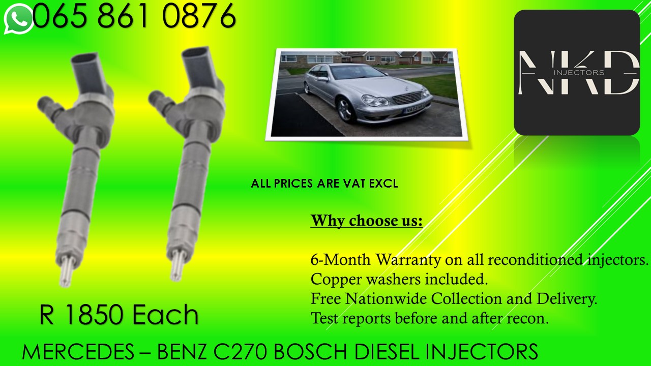 MERCEDES C220 DIESEL INJECTORS FOR SALE - WE SPECIALIZE IN RECON - Private Seller MERCEDES C220 DIESEL INJECTORS FOR SALE - WE SPECIALIZE IN RECON - Private Seller