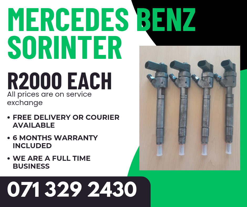 MERCEDES BENZ SPRINTER INJECTORS FOR SALE WITH WARRANTY - Private Seller MERCEDES BENZ SPRINTER INJECTORS FOR SALE WITH WARRANTY - Private Seller