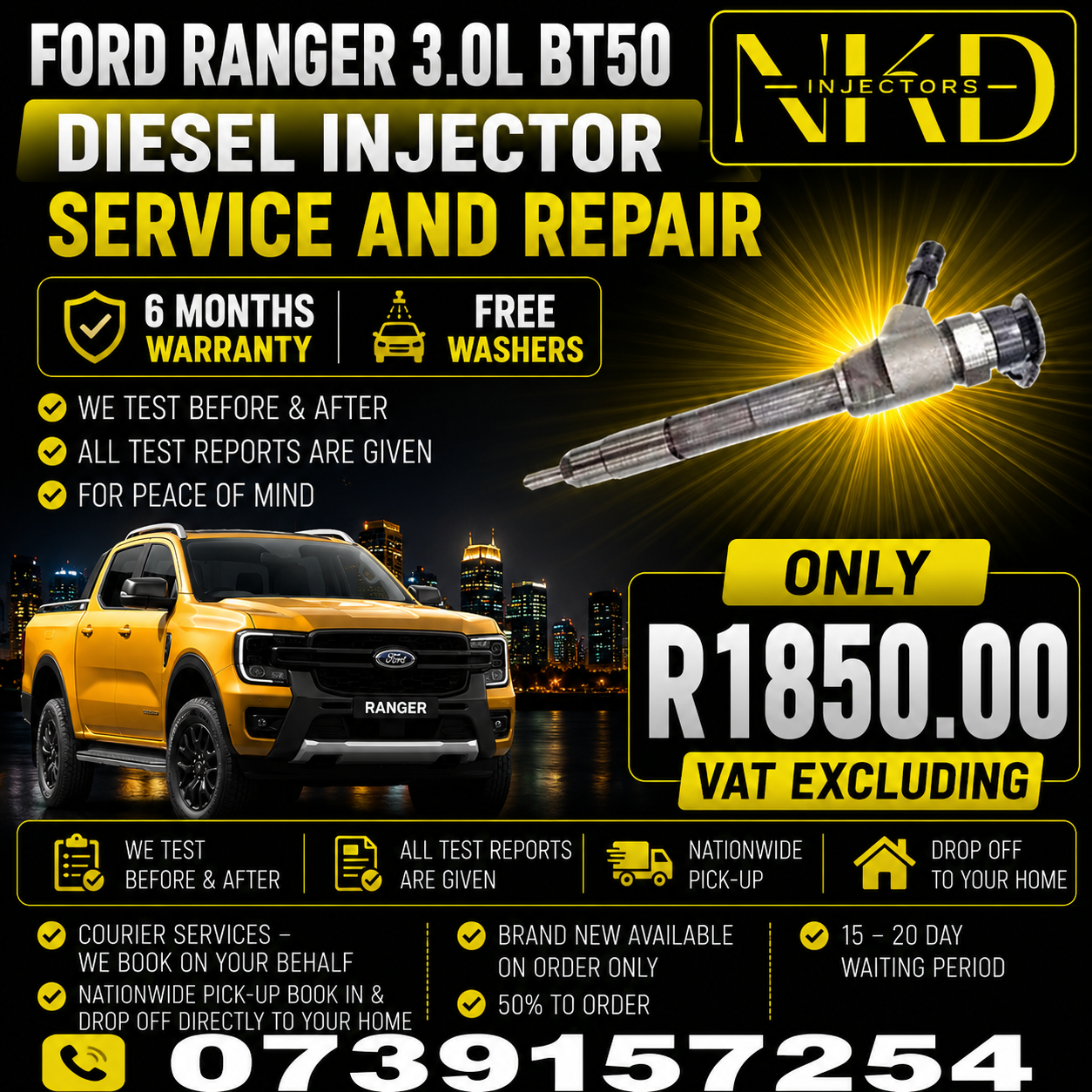 Ford_Ranger_3.0L_BT50_Injectors - Private Seller Ford_Ranger_3.0L_BT50_Injectors - Private Seller