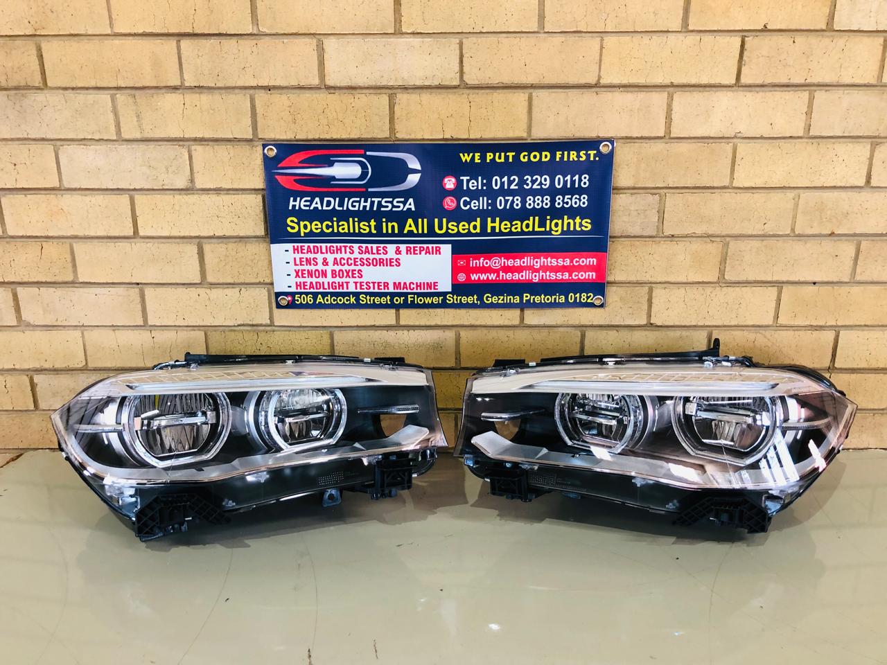 BMW F16 X6 left and right side adaptive LED xenon headlights - Private Seller BMW F16 X6 left and right side adaptive LED xenon headlights - Private Seller