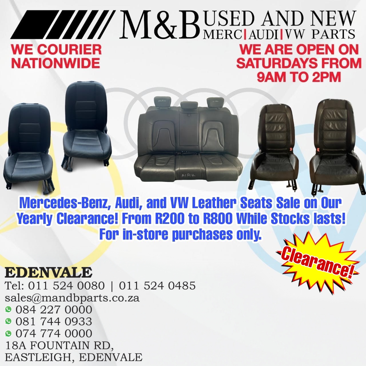 Mercedes benz clearance seats for sale