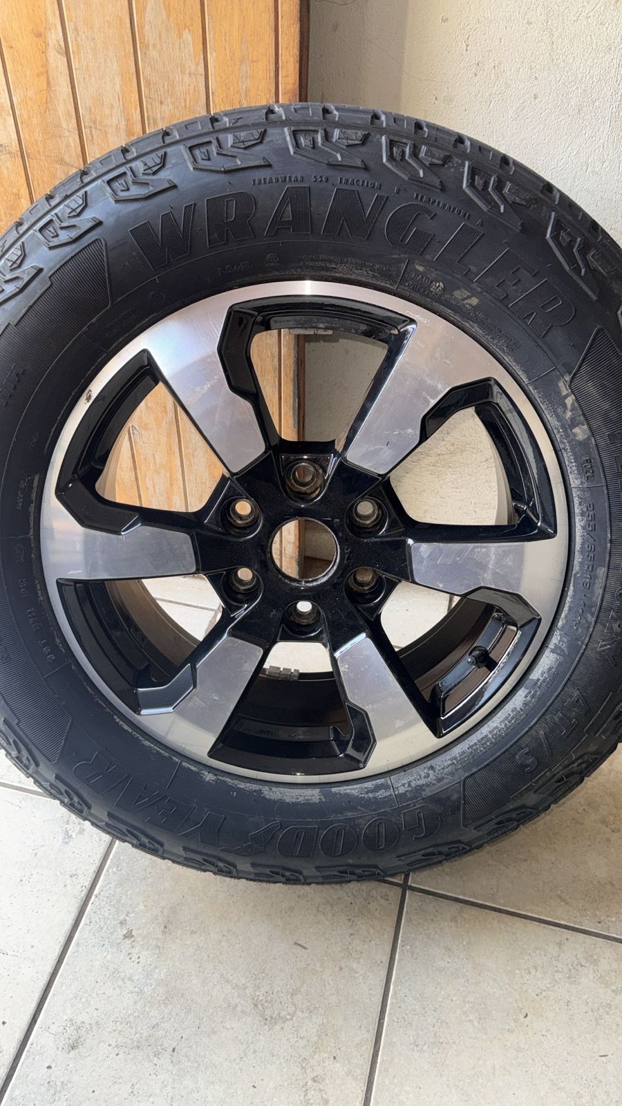 18inch VW AMAROK original mag with brand new 255/65/18 Goodyear Wrangler to use - Private Seller 18inch VW AMAROK original mag with brand new 255/65/18 Goodyear Wrangler to use - Private Seller