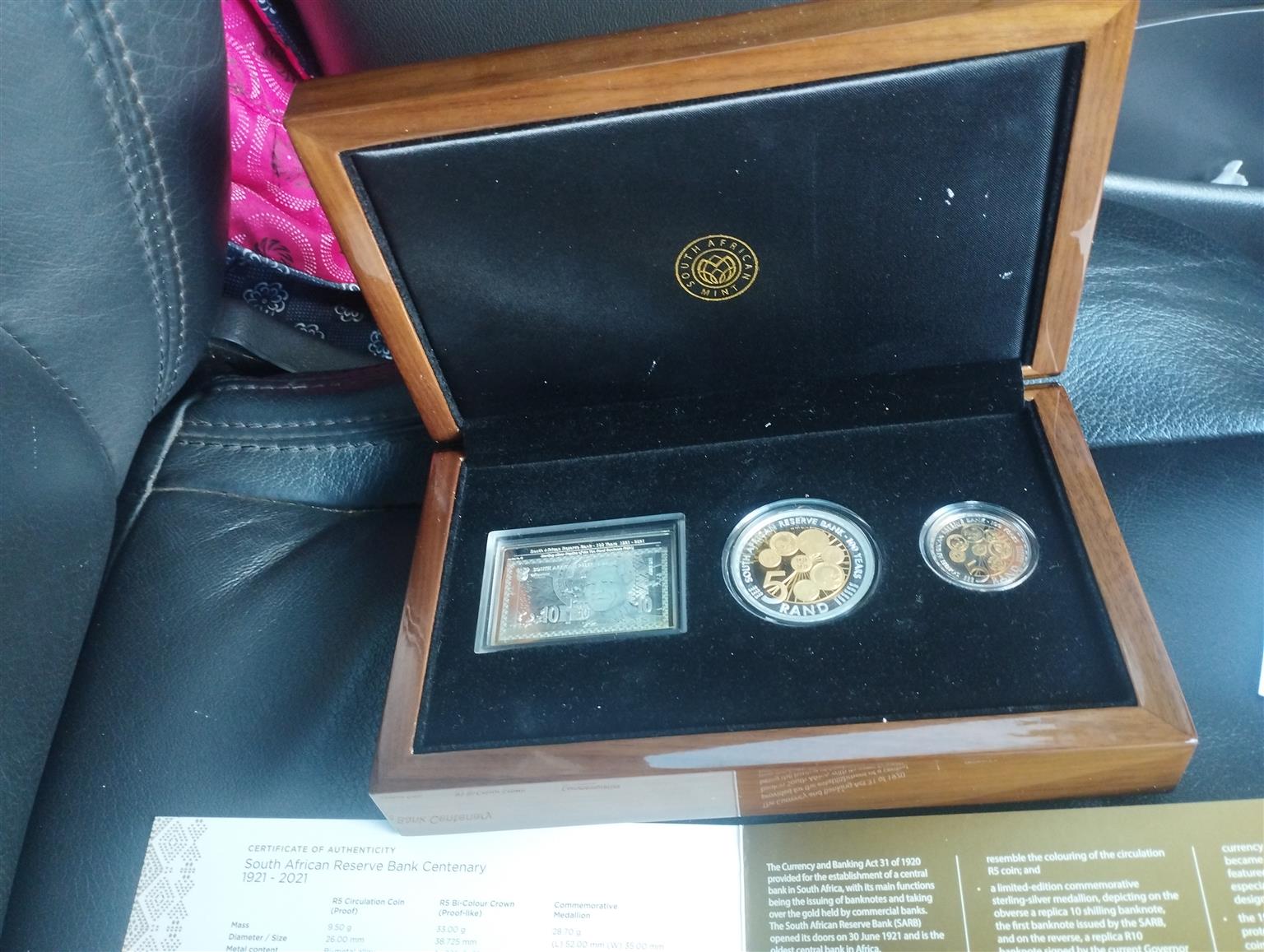 2021 South African Reserve Bank Centenary Proof Set