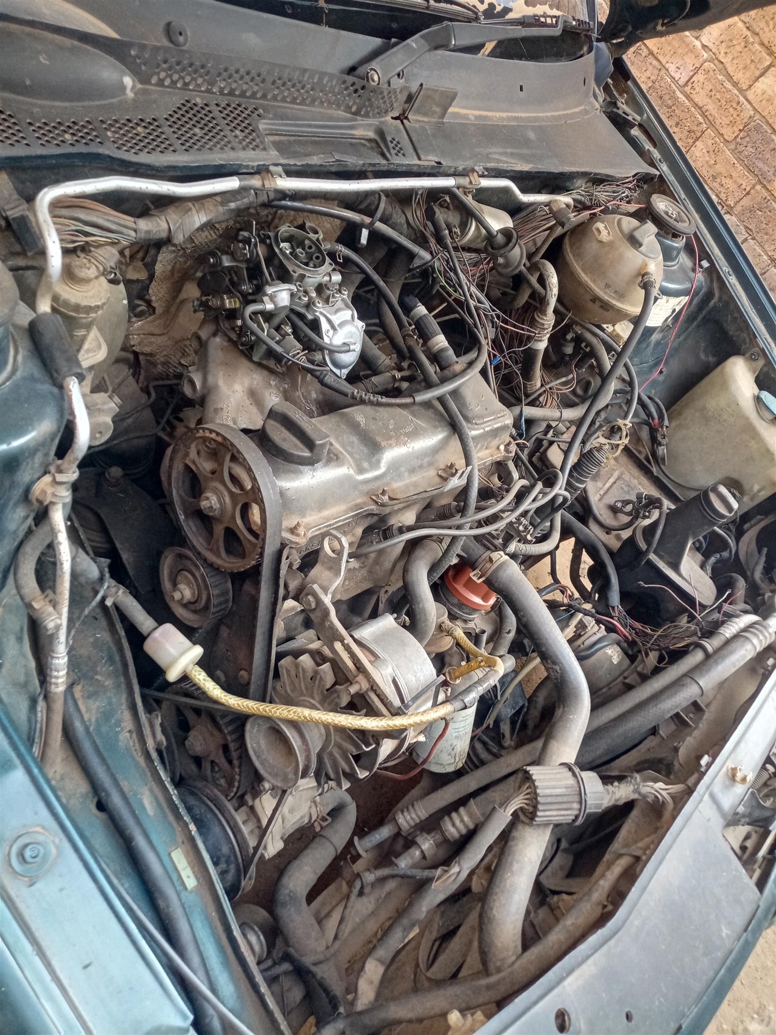 Engine and gear box