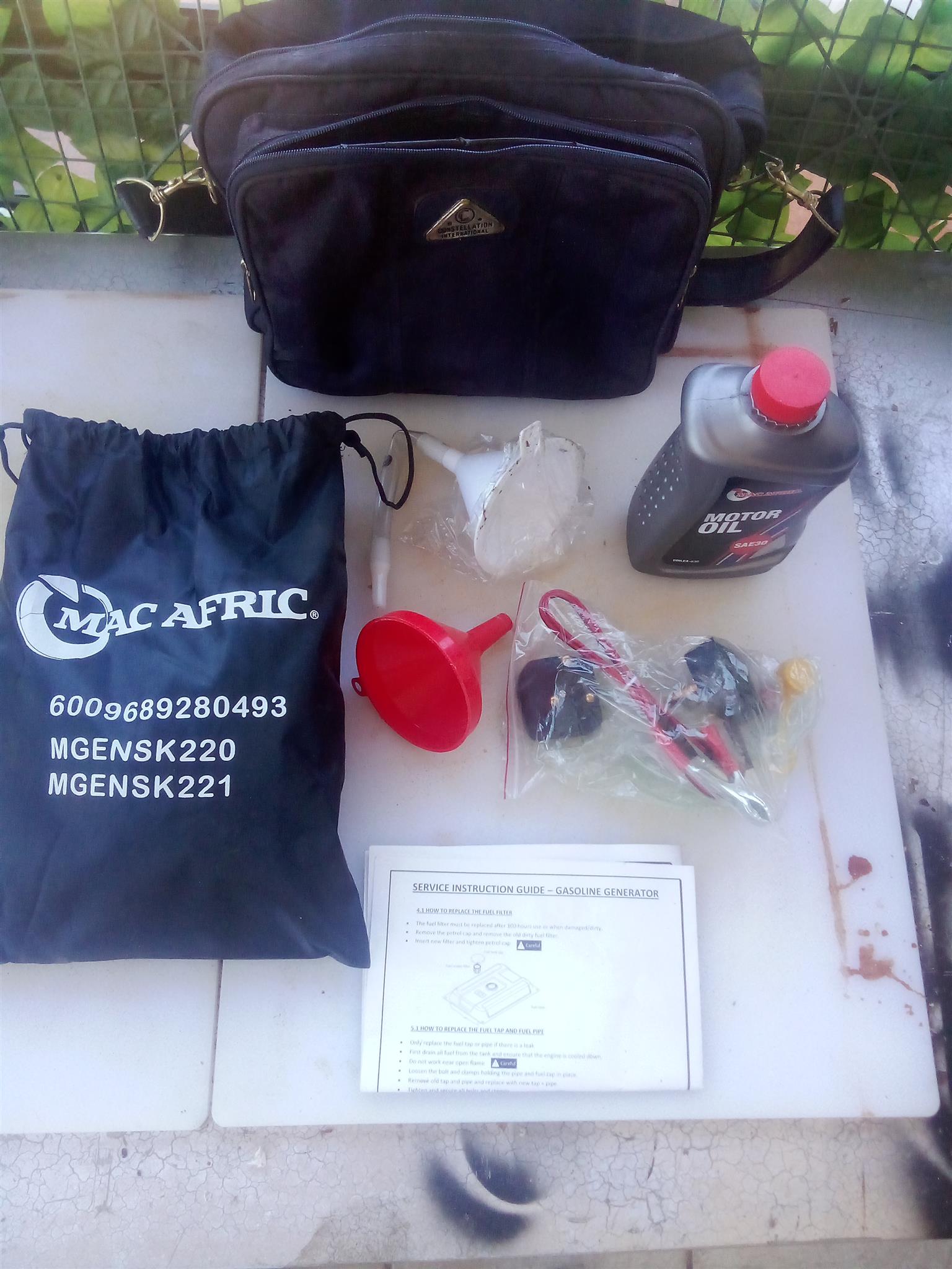 Mac Africa Petrol generator. Hardly used | Junk Mail Marketplace