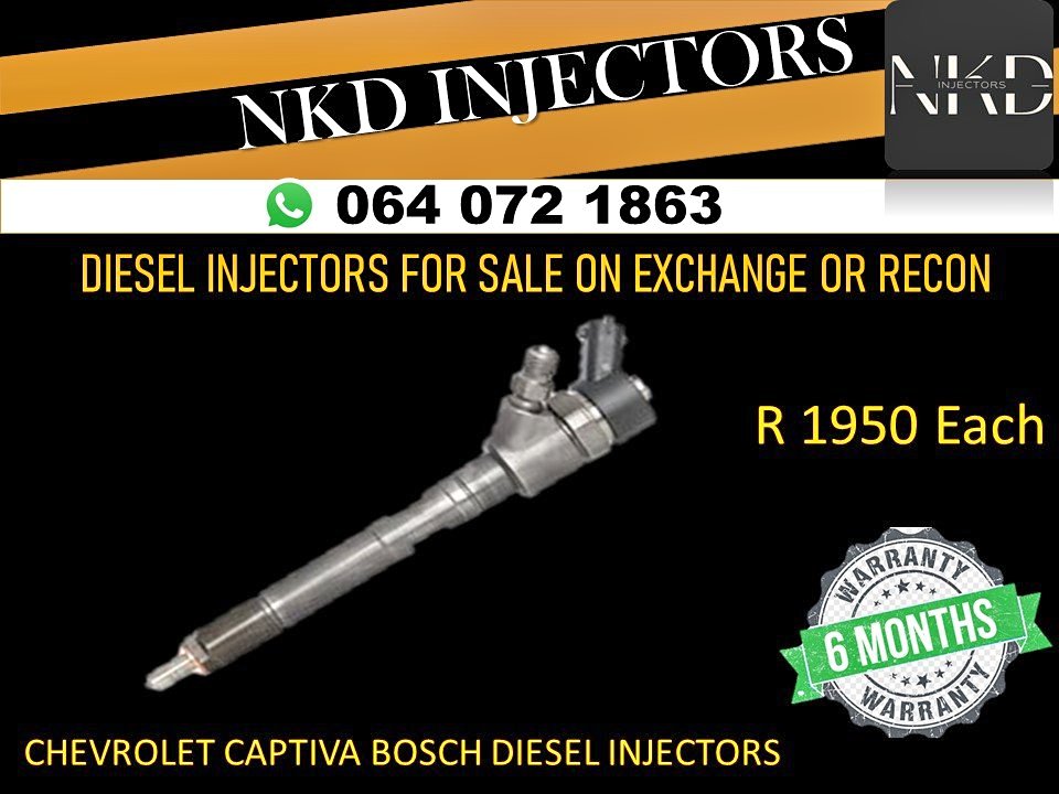 CHEV BOSCH DIESEL INJECTORS FOR SALE