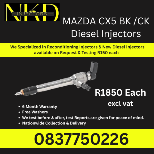 MAZDA CX5 BK/CK DIESEL INJECTORS FOR SALE - Private Seller MAZDA CX5 BK/CK DIESEL INJECTORS FOR SALE - Private Seller