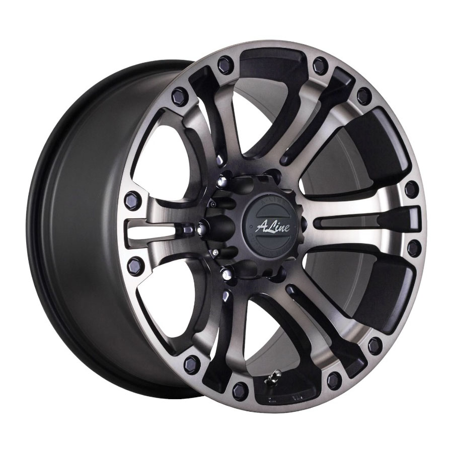 17″ A-Line Granite 6/139 Satin black Tint Alloy wheels 17″ A-Line Granite 6/139 Satin black Tint Alloy wheels