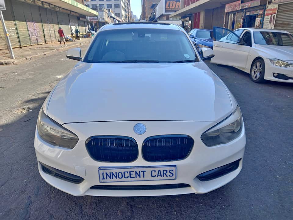 2016 BMW 118i PETROL, 3 SERIES, MANUAL, WHITE COLOR, MILEAGE 95000KM