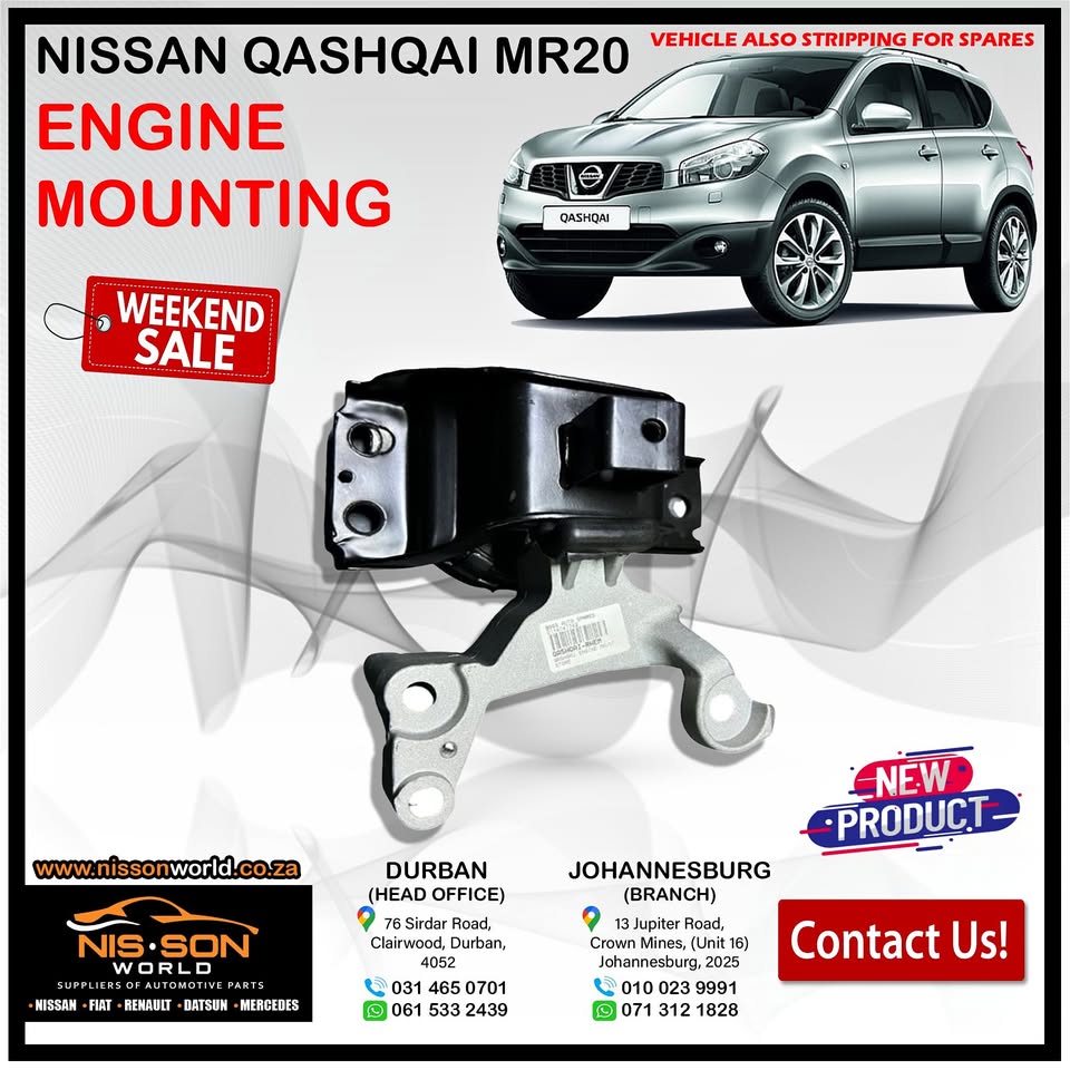 NISSAN QASHQAI MR20 ENGINE MOUNTING - Private Seller