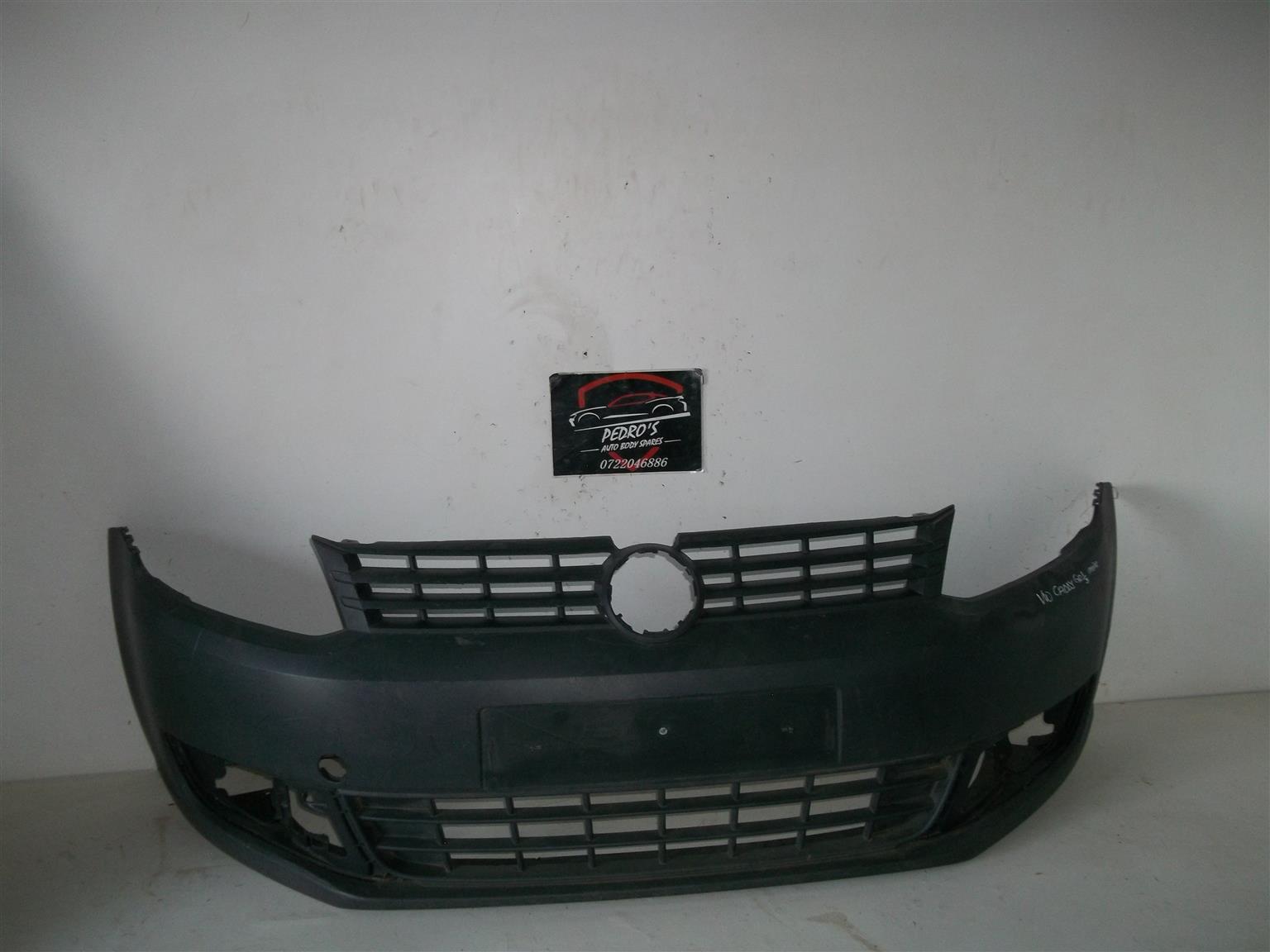 VW Caddy '11-'15 front bumper with upper & lower grilles - Private Seller VW Caddy '11-'15 front bumper with upper & lower grilles - Private Seller
