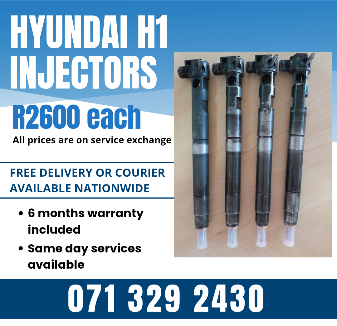 HYUNDAI H1 INJECTORS FOR SALE WITH WARRANTY ON