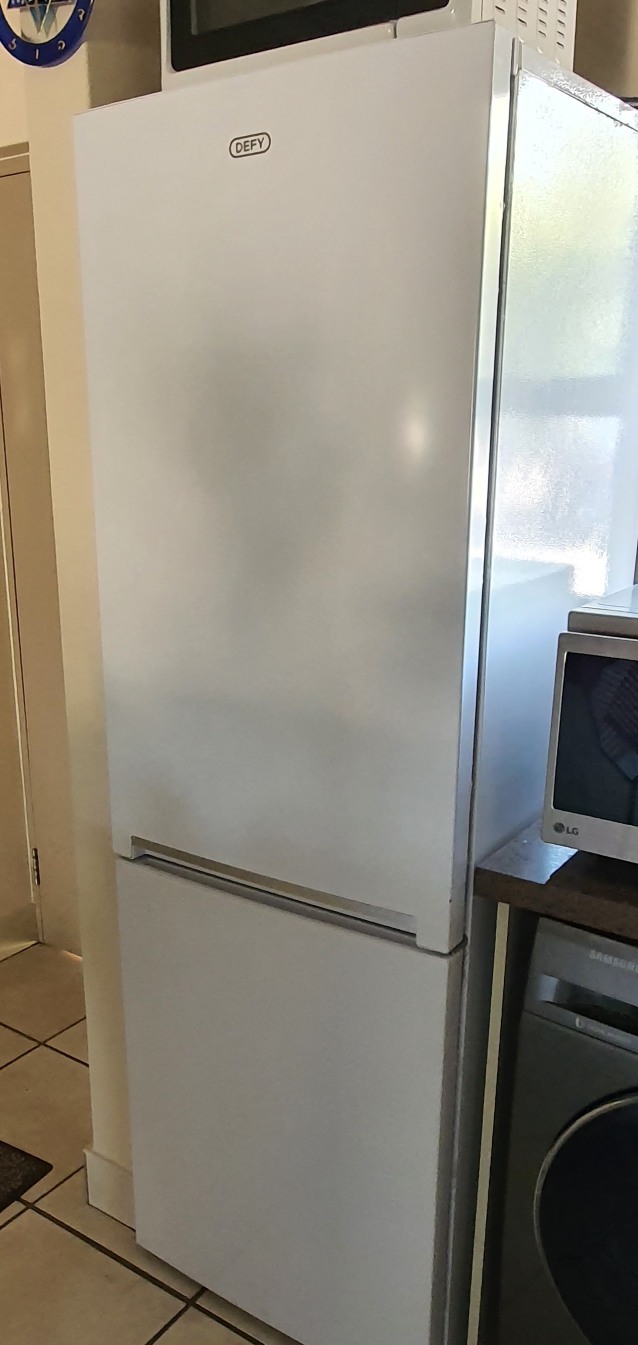 defy white fridge