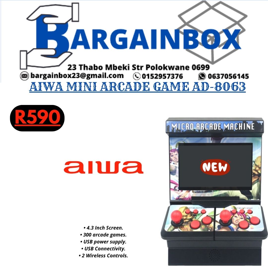 aiwa mini arcade game ad 8063