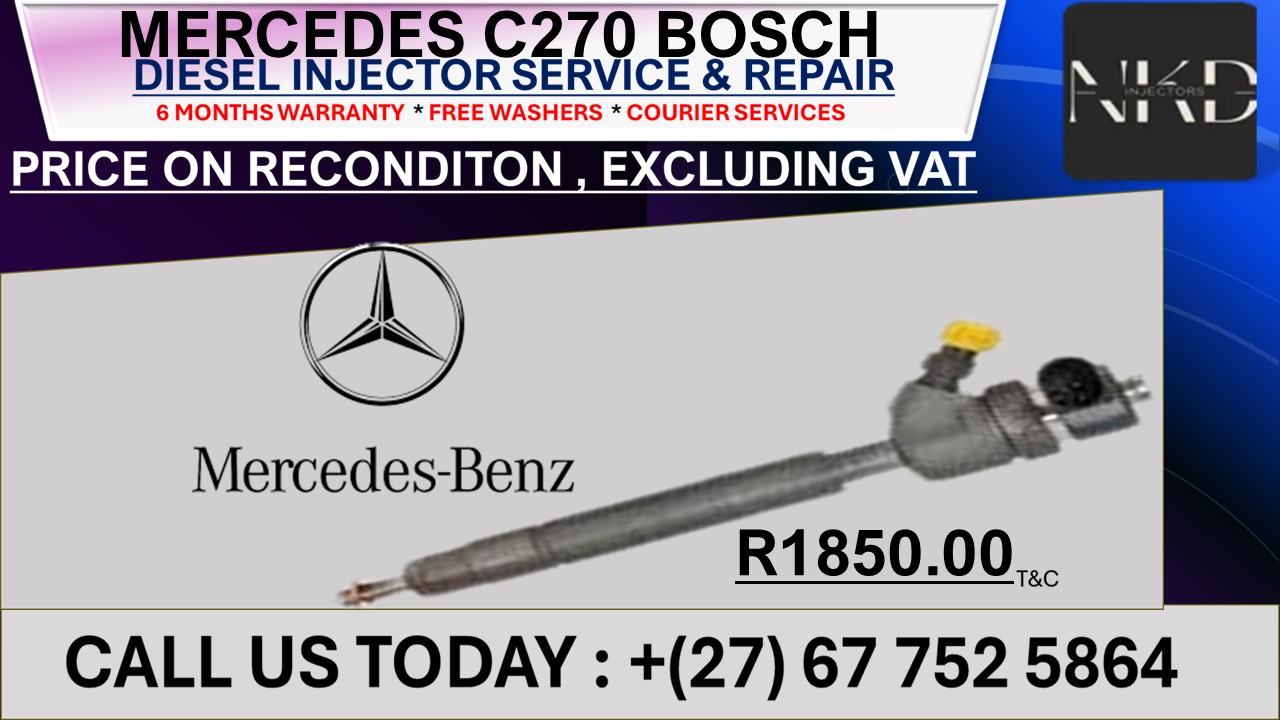 Mercedes C270 Bosch Diesel Injectors Repair - Private Seller Mercedes C270 Bosch Diesel Injectors Repair - Private Seller