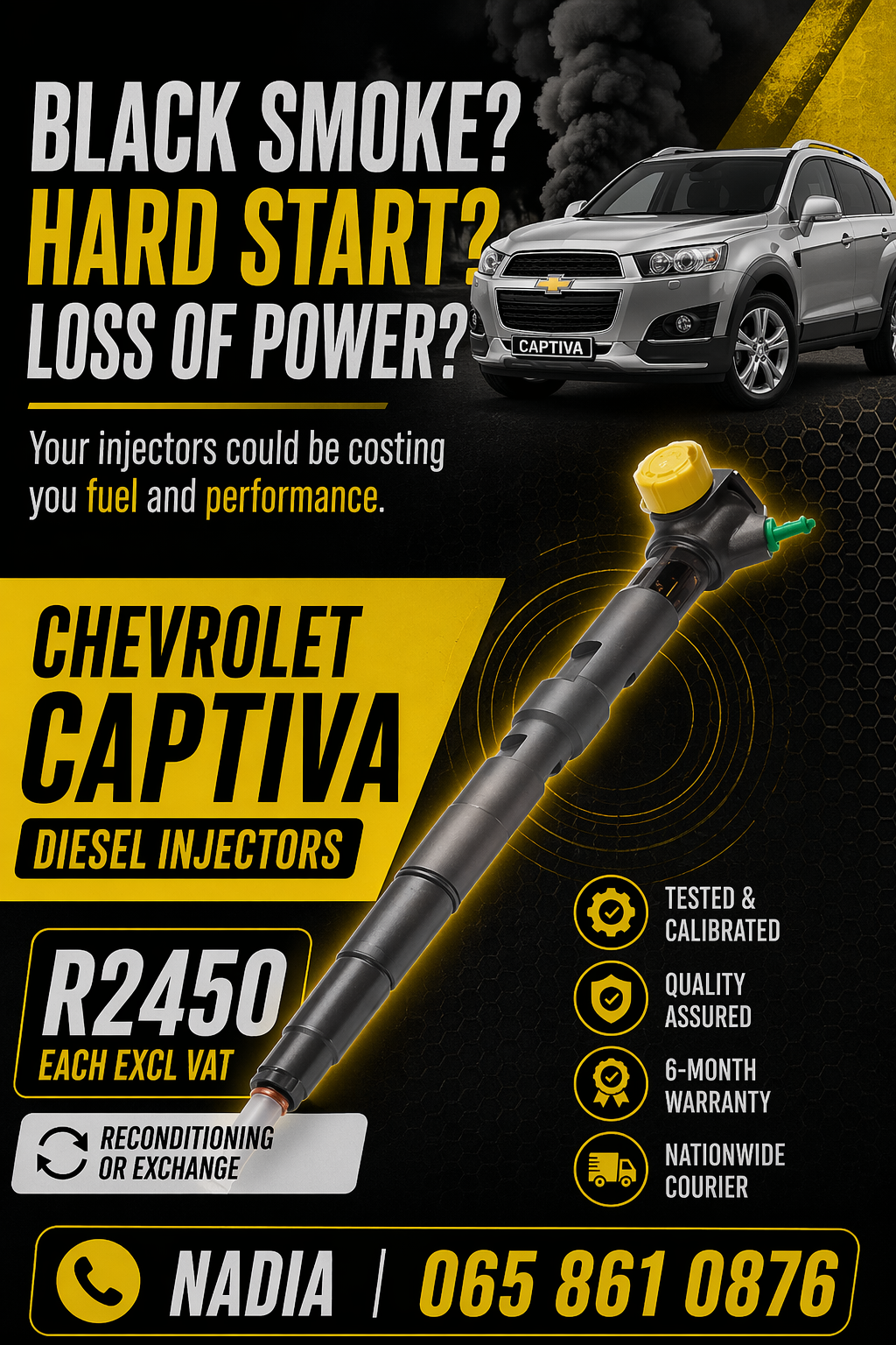 DIESEL INJECTORS FOR SALE FOR CHEVROLET CAPTIVA - Private Seller DIESEL INJECTORS FOR SALE FOR CHEVROLET CAPTIVA - Private Seller