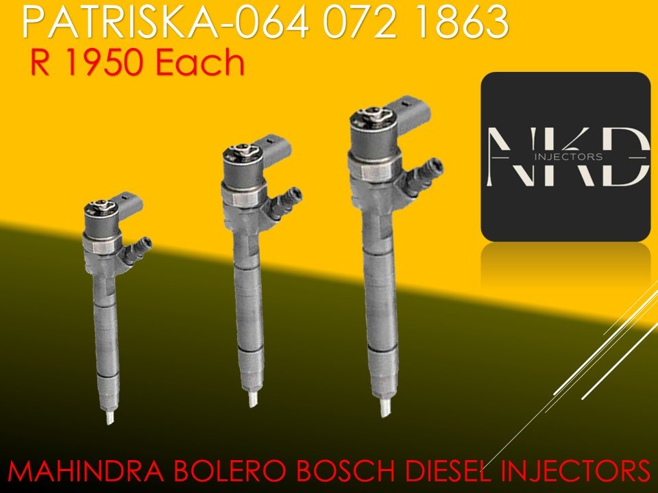 AFFORDABLE DIESEL INJECTORS FOR MAHINDRA BOLERO FOR SALE - Private Seller AFFORDABLE DIESEL INJECTORS FOR MAHINDRA BOLERO FOR SALE - Private Seller