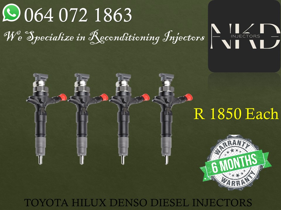 TOYOTA HILUX DENSO DIESEL INJECTORS FOR SALE - Private Seller