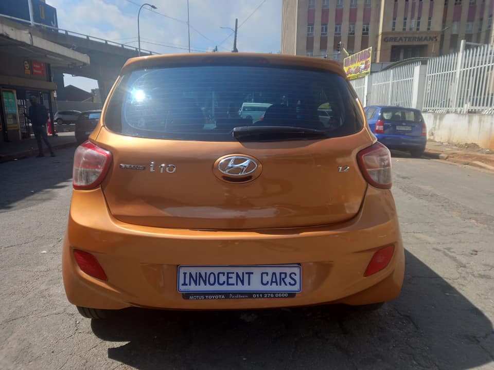 2015 HYUNDAI i10 GRAND PETROL, MANUAL TRANSMISSION, MILEAGE 89000KM, ORANGE COLOUR