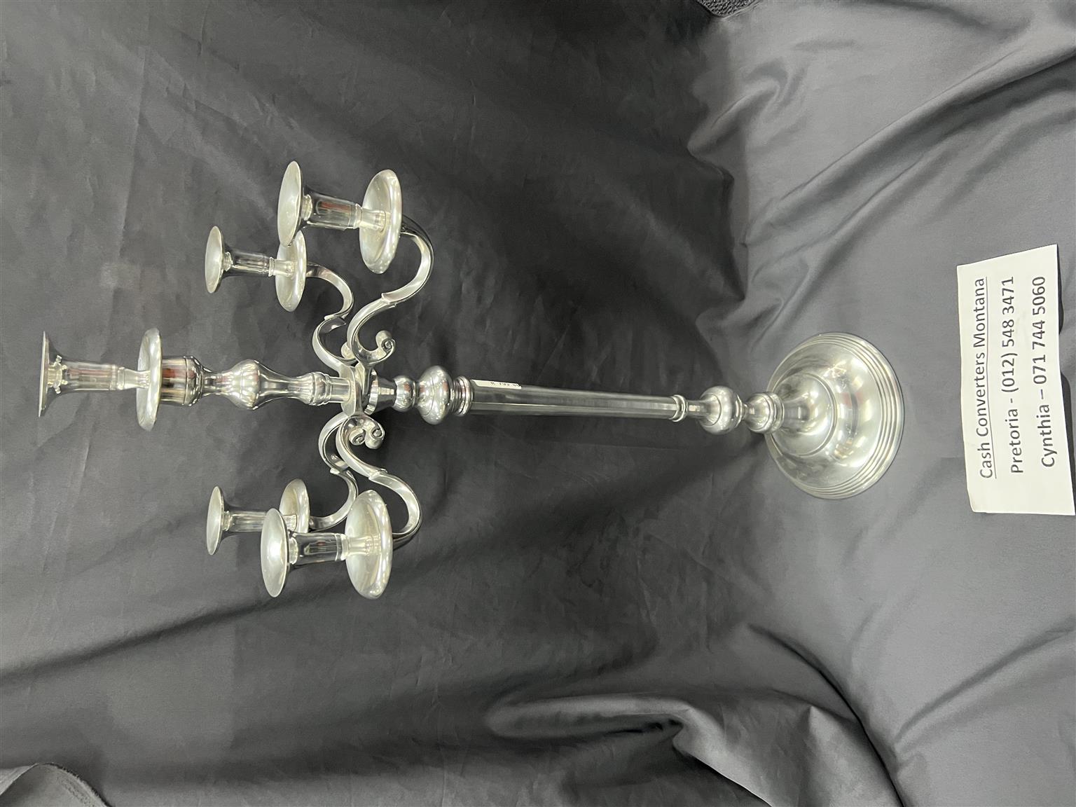 Stainless steel 5 hole candle holder