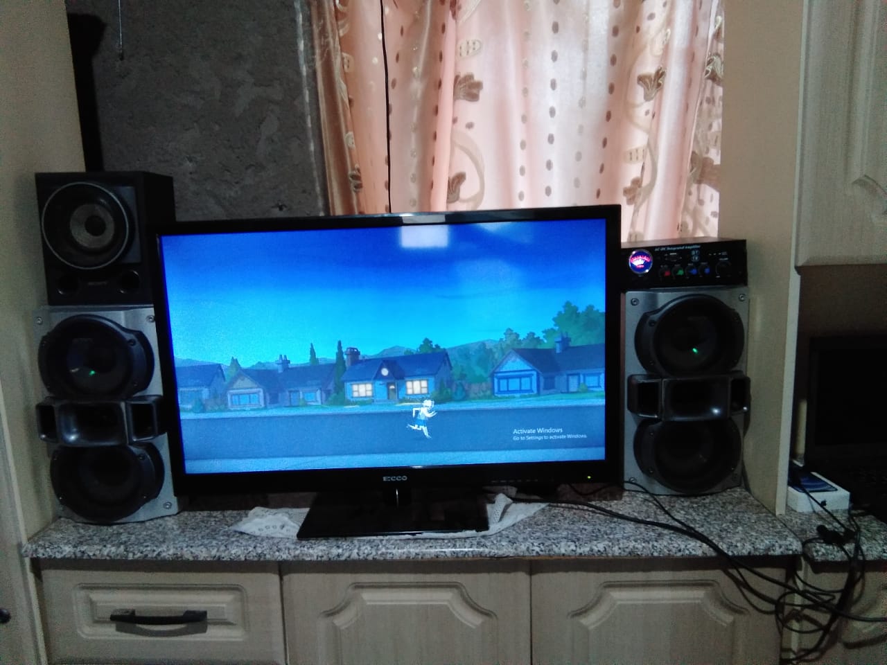 TV speakers and Digimark empor