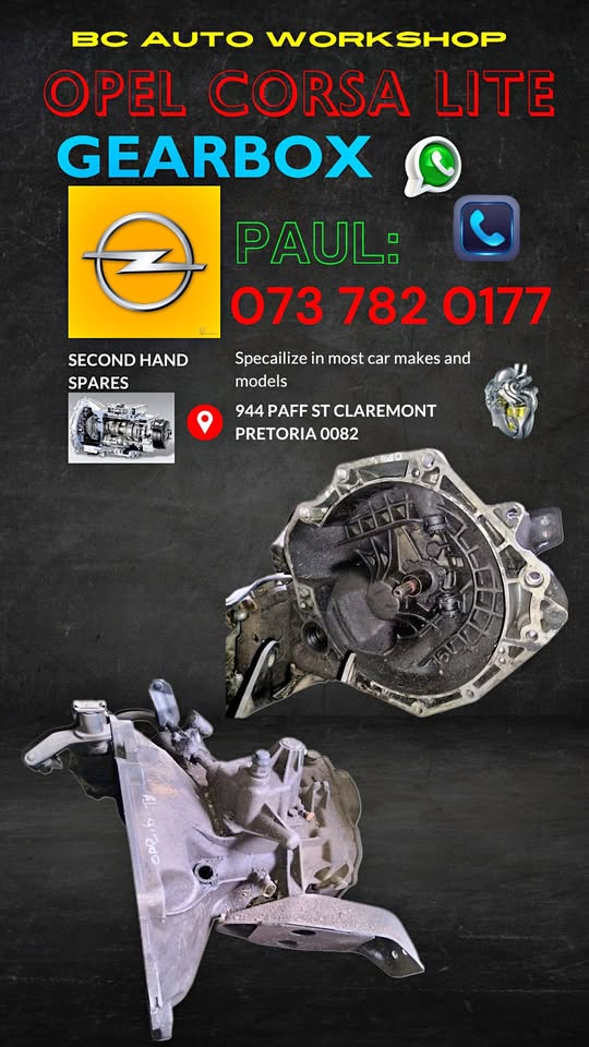 Opel corsa lite gearbox Call me for more spares - Private Seller