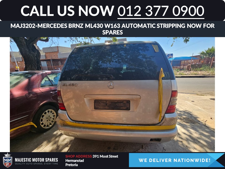 Mercedes Benz ML430 W163 V8 petrol 1999 stripping for parts - Private Seller Mercedes Benz ML430 W163 V8 petrol 1999 stripping for parts - Private Seller