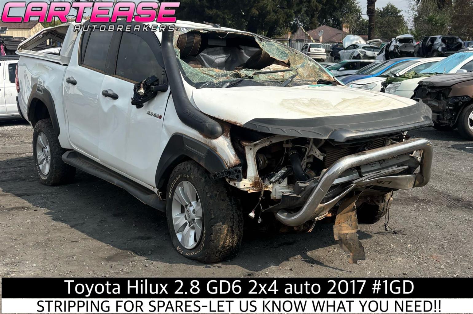 Toyota Hilux 2.8 GD6 2X4 Auto 2017 #1GD Stripping - Private Seller Toyota Hilux 2.8 GD6 2X4 Auto 2017 #1GD Stripping - Private Seller