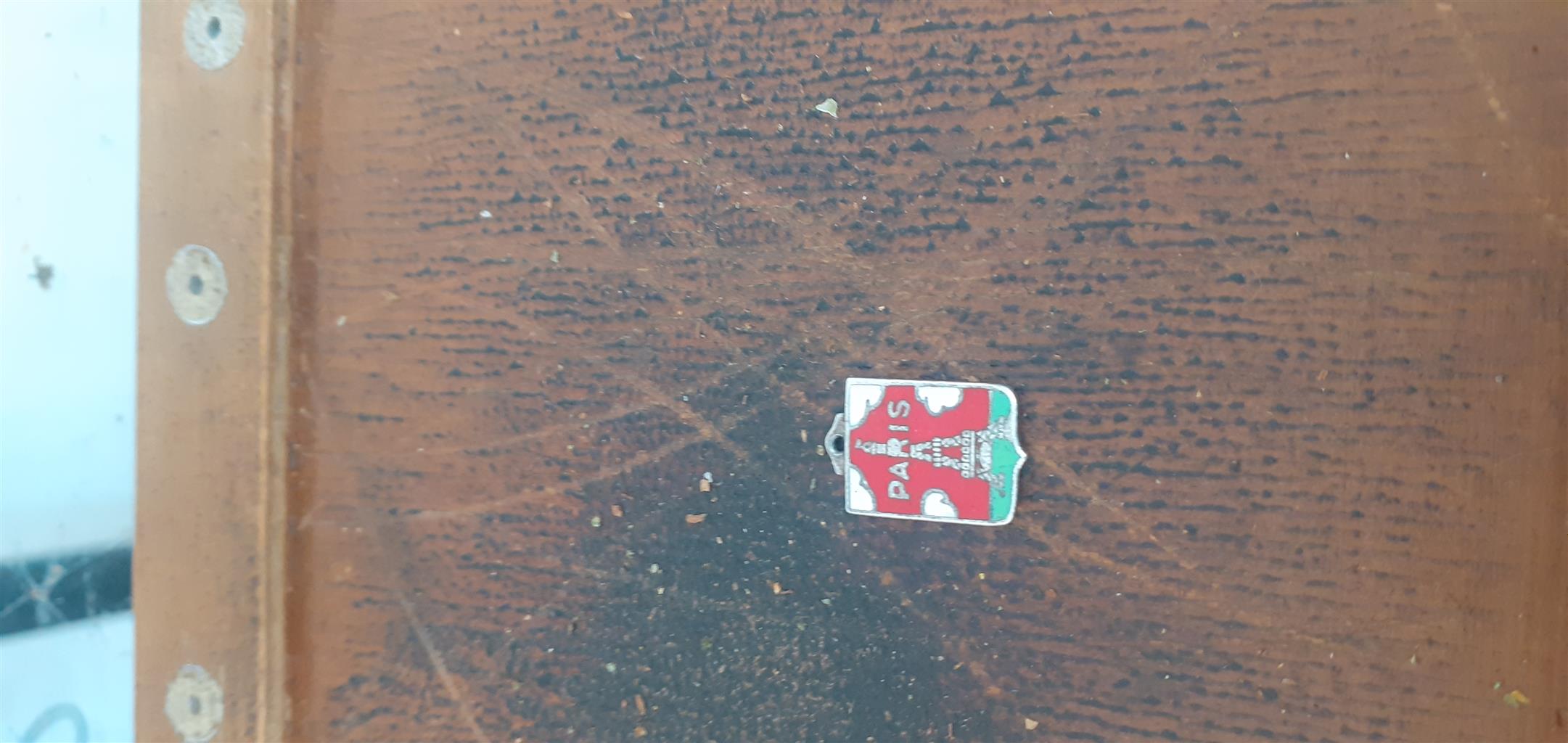 Vintage silver,enamel travel charms