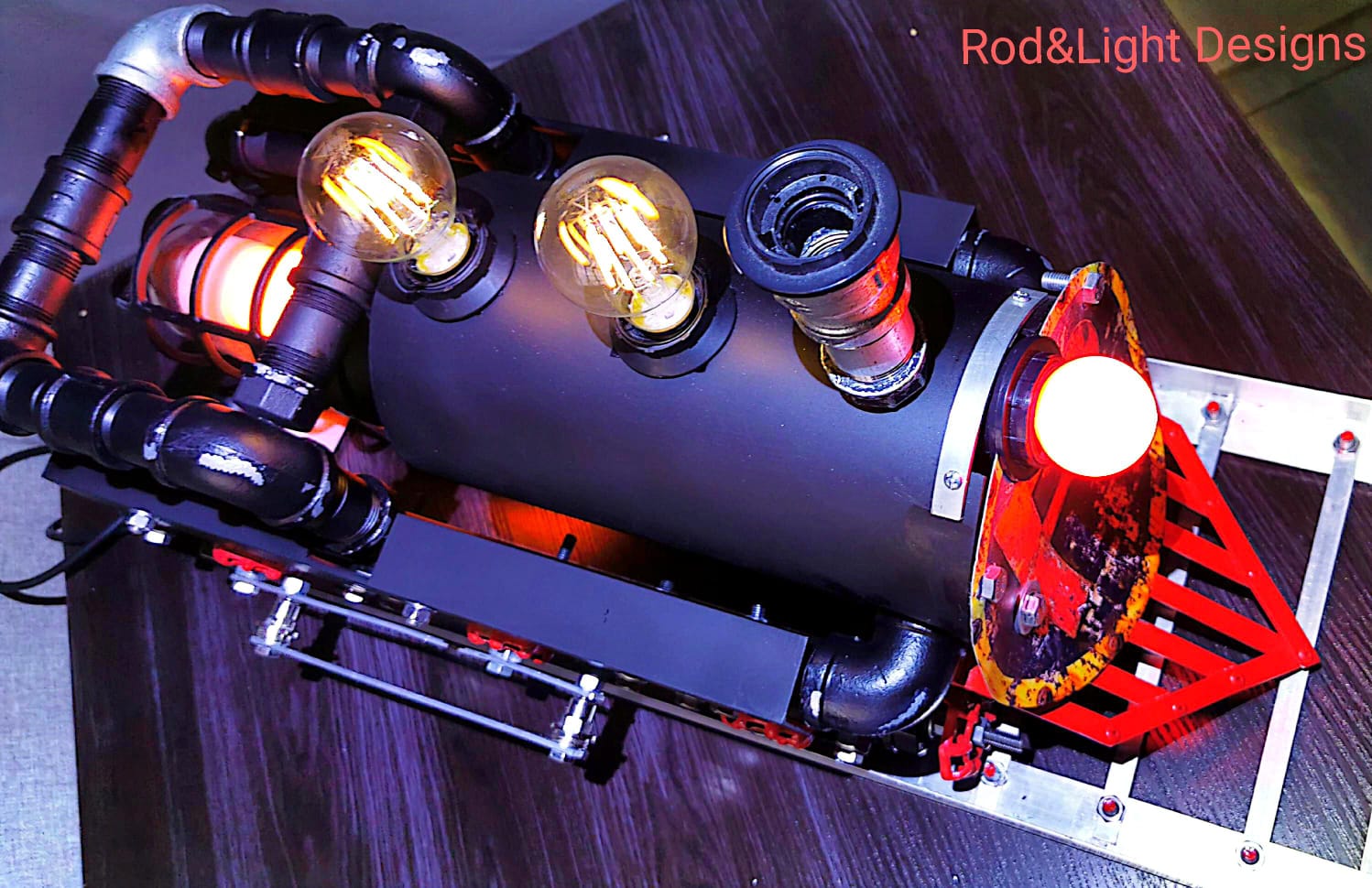 Steam Locomotive Lamp (Handmade) Steam Locomotive Lamp (Handmade)
