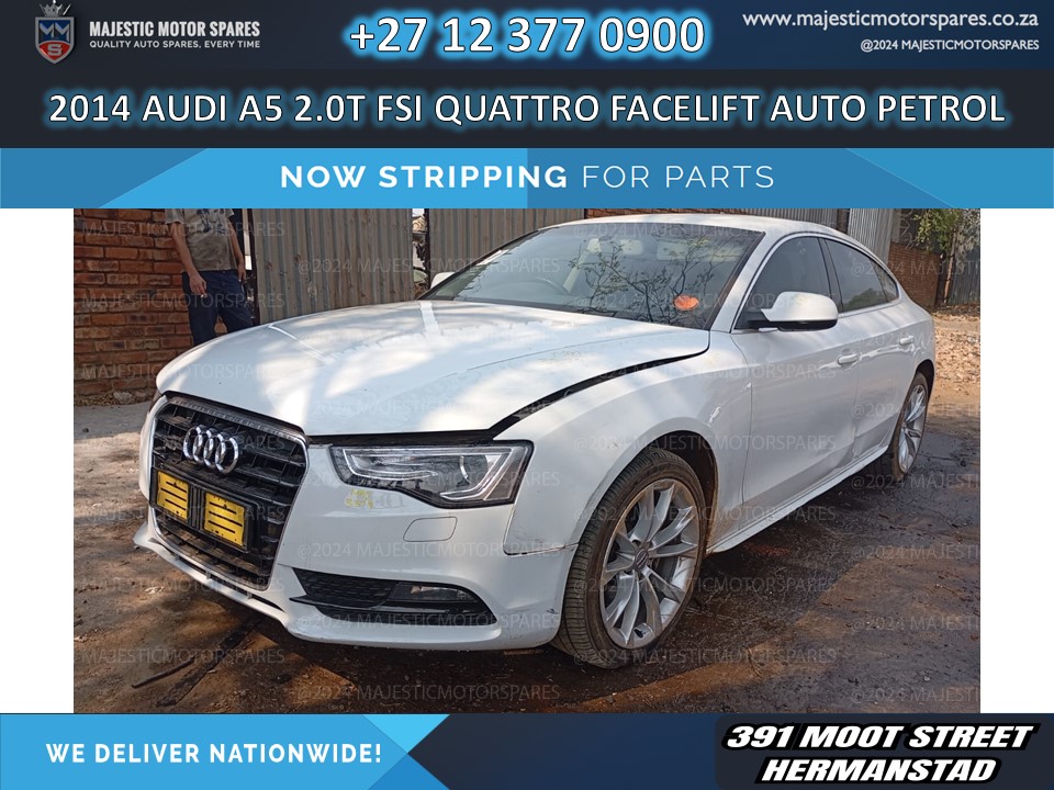 2014 Audi A5 2.0T FSI Quattro Facelift Automatic petrol stripping for spares 2014 Audi A5 2.0T FSI Quattro Facelift Automatic petrol stripping for spares