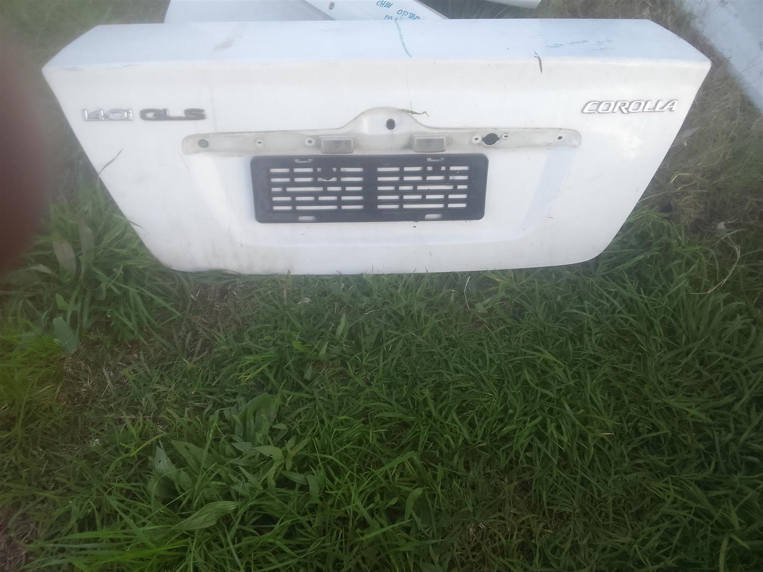 Toyota Corolla 1.4 boot lid for sale. - Private Seller Toyota Corolla 1.4 boot lid for sale. - Private Seller