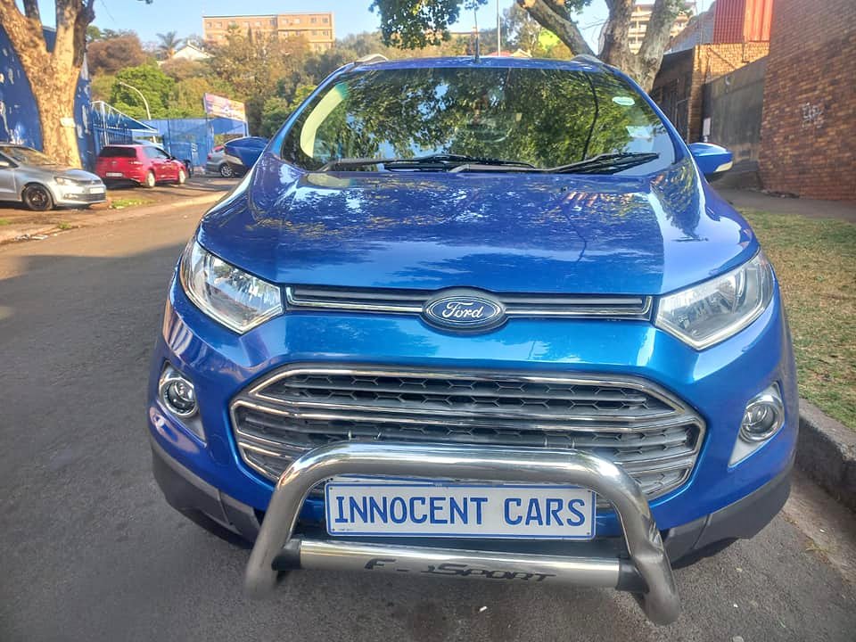 2018 FORD ECOSPORT TITANIUM 1.6 PETROL, AUTOMATIC, BLUE COLOR