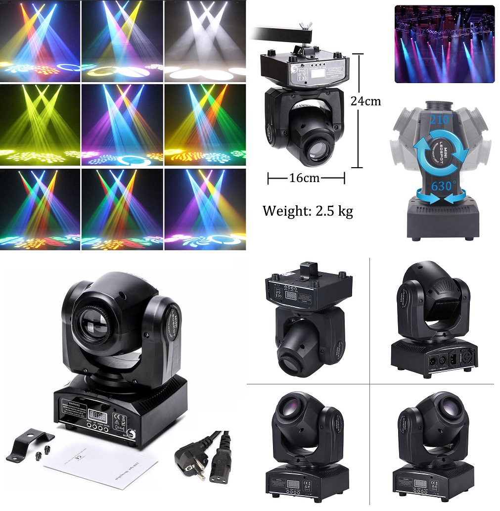 Professional Disco Moving Head GOBO Light DMX512 Stage DJ Party Light. Brand NEW