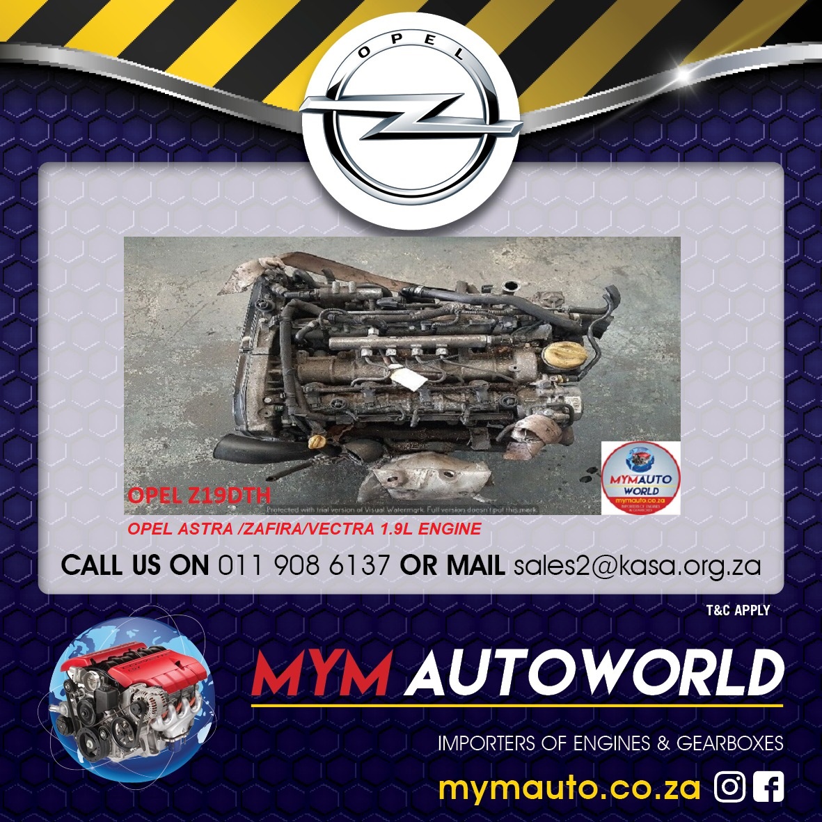 OPEL 1.9 Z19DTH ENGINE FOR SALE - Private Seller OPEL 1.9 Z19DTH ENGINE FOR SALE - Private Seller