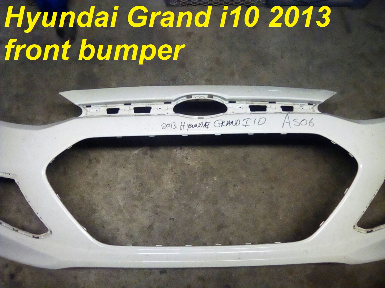 Hyundai i10 front and rear bumpers for sale.