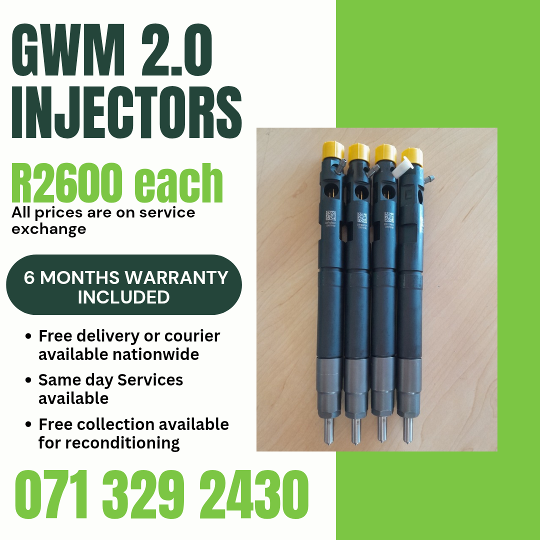 GWM STEED 2.0 VGT INJECTORS FOR SALE WITH WARRANTY - Private Seller GWM STEED 2.0 VGT INJECTORS FOR SALE WITH WARRANTY - Private Seller
