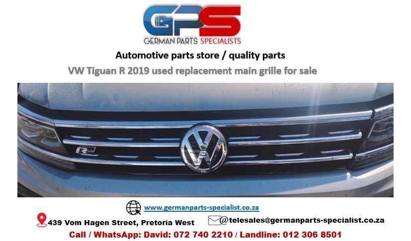 VW Tiguan R 2019 used replacement main grille for sale - Private Seller VW Tiguan R 2019 used replacement main grille for sale - Private Seller