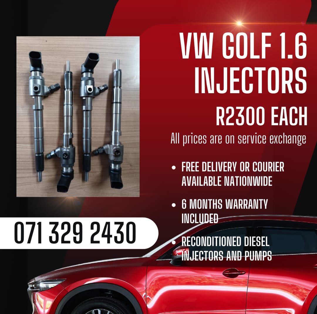 VW GOLF 1.6 INJECTORS FOR SALE WITH WARRANTY - Private Seller VW GOLF 1.6 INJECTORS FOR SALE WITH WARRANTY - Private Seller