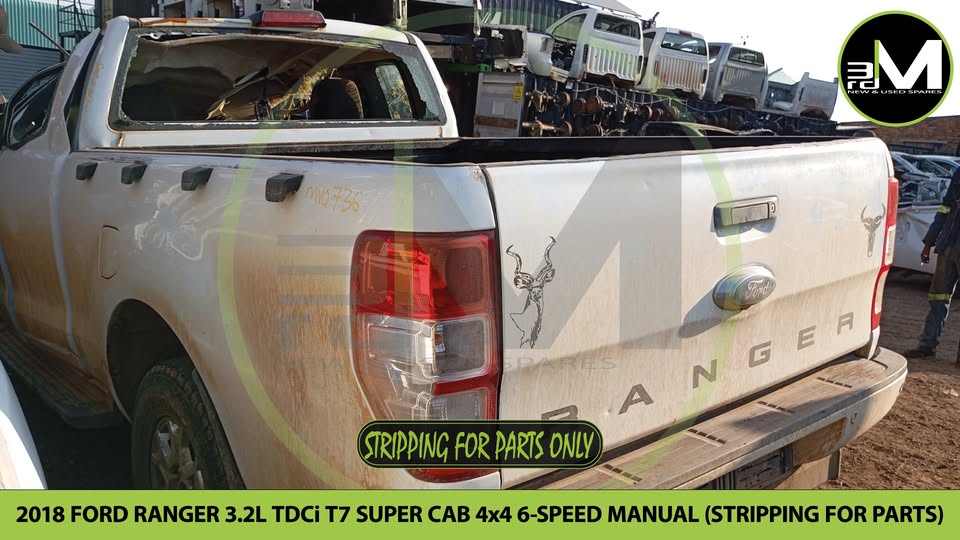 2018 FORD RANGER 3.2 TDCi 4x2 XLT Hi-RIDER DOUBLE CAB (STRIPPING FOR PARTS)
