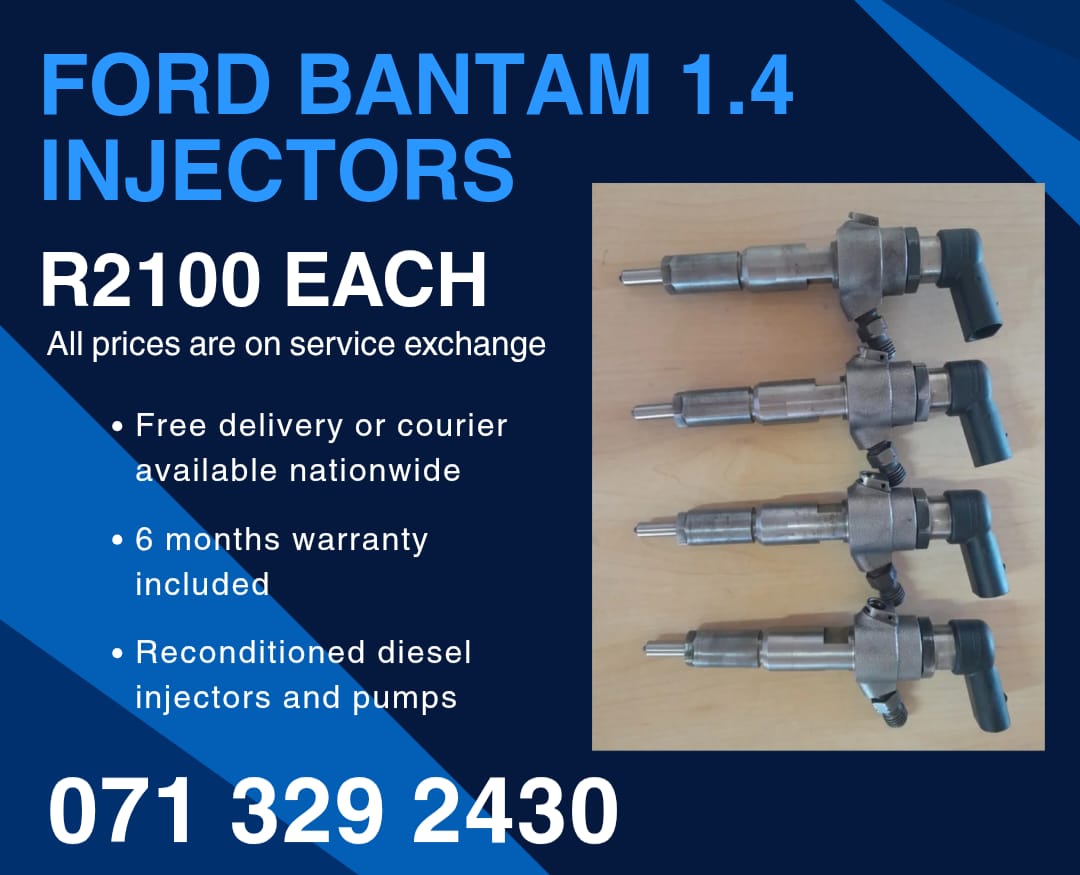 FORD BANTAM 1.4 INJECTORS FOR SALE WITH WARRANTY - Private Seller FORD BANTAM 1.4 INJECTORS FOR SALE WITH WARRANTY - Private Seller