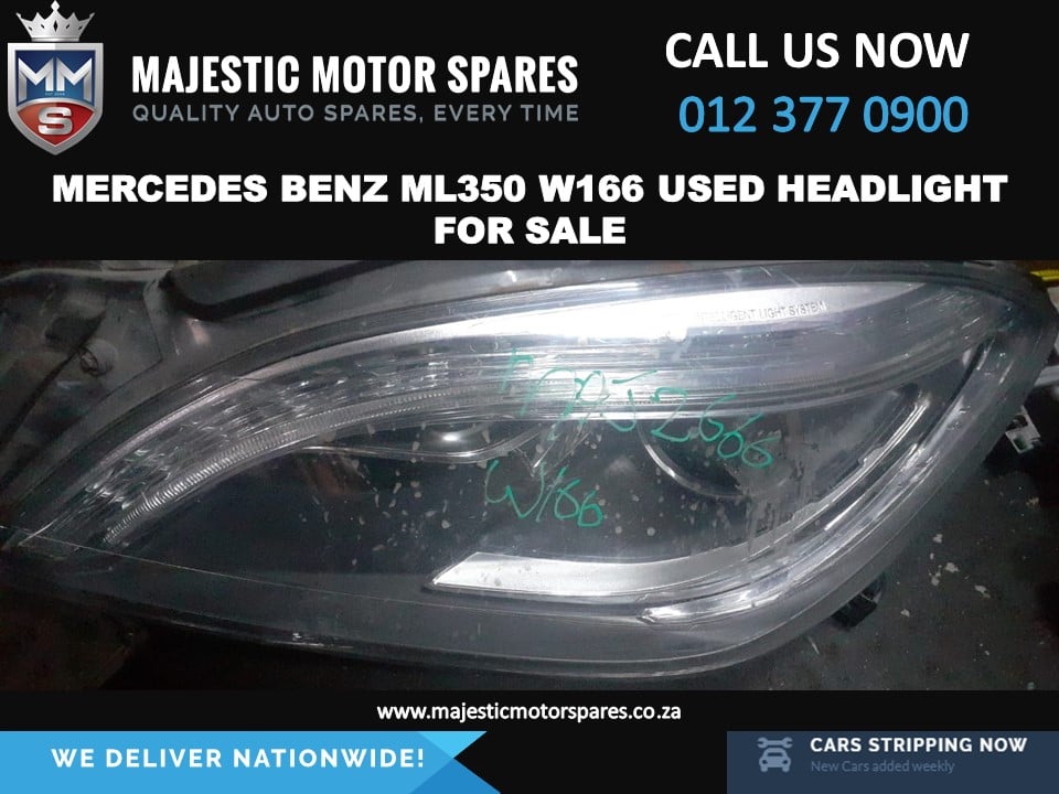 2013 Mercedes Benz ML350 w166 headlight for sale